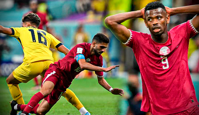 Qatar perdió ante Ecuador en el partido de inauguración del Mundial Qatar 2022, y no dejó una buena imagen futbolística como anfitrión. Foto: Composición Gerson Cardoso / FIFA