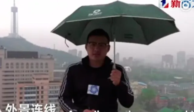 YouTube: Periodista daba reporte del clima y fue impactado por un rayo [VIDEO]