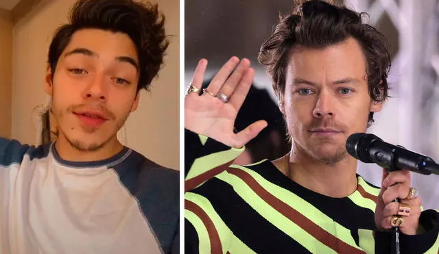 Tras ser comparado con Harry Styles, el joven boliviano ha conseguido un total de 700.000 seguidores en sus redes sociales. Foto: composición LR/TikTok/@josema2197/Vanitatis