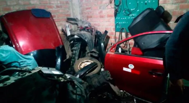 Los Olivos: detienen a banda que desmantelaba autos en Lima Norte