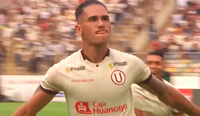 Jonathan Dos Santos le dio la victoria a Universitario marcando el 2-0 desde el punto penal. | Foto: Gol Perú