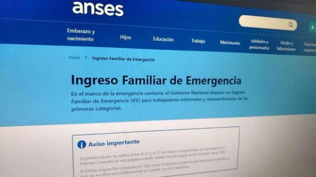 Ingreso Familiar de Emergencia