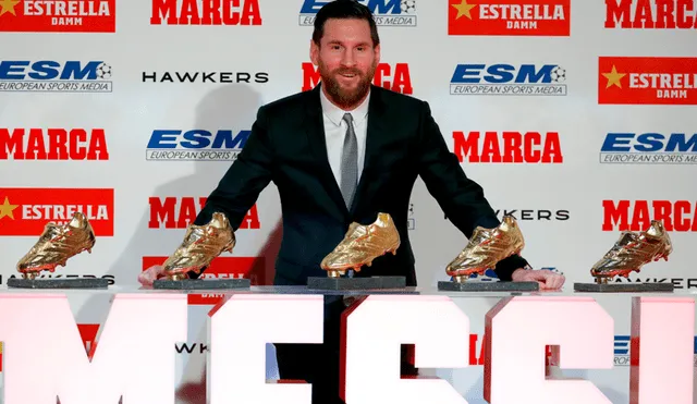 Lionel Messi hace historia al ganar su quinta Bota de Oro