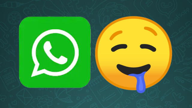 El significado del emoji de WhatsApp de la carita babeando.
