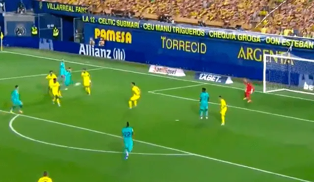 Gol Antoine Griezmann en el Barcelona vs. Villarreal. Foto: Captura ESPN