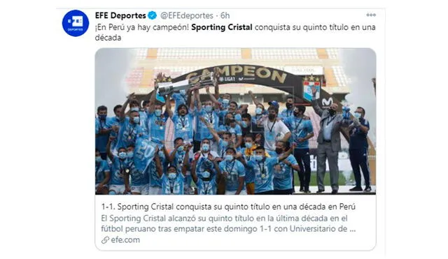 Sporting Cristal: así informó la prensa internacional