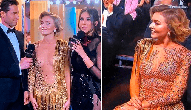 Angelique Boyer se puso el vestido al revés y mostró de más en los Premios TVyNovelas  [VIDEO]