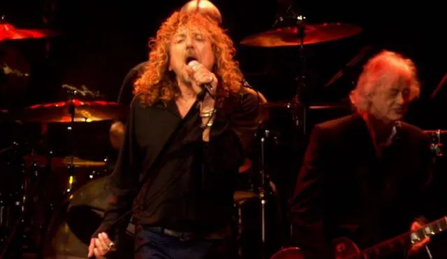 Robert Plant cantando sus mejores éxitos en el Celebration Day. (Foto: Internet)