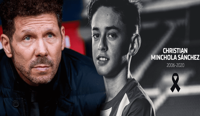 El director técnico del Atlético Madrid, Diego Simeone, publicó sentido mensaje en redes sociales tras fallecimiento de futbolista peruano-español  Christian Minchola.
