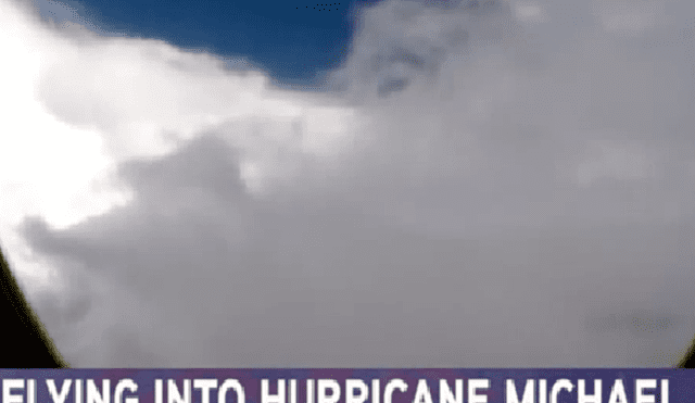 Huracán Michael: Avión cazatormentas filma videos de impactante turbulencia