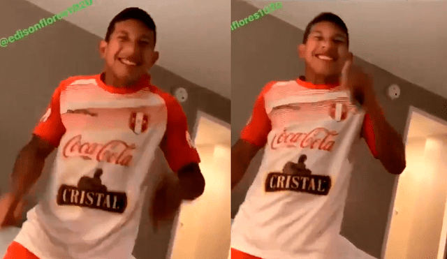 Selección peruana: Edison Flores presenta su peculiar baile en la concentración [VIDEO]