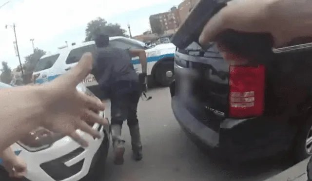 EEUU: afroamericano enfrentó a policías en Chicago y el resultado fue trágico [VIDEO]