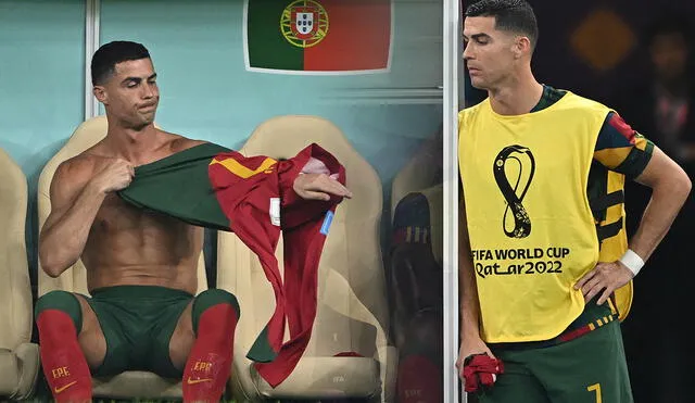 Cristiano Ronaldo solo marcó un gol en el Mundial Qatar 2022. Foto: composición LR/AFP