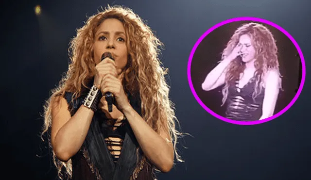Shakira rompió en llanto mientras cantaba y conmueve a fans [VIDEO]