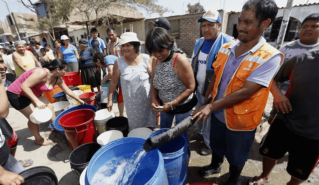 Sedapal. Corte de agua afectará a 20 distritos de Lima y Callao.