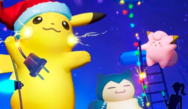 Evento de Navidad en Pokémon GO trae a Pichu, Pikachu y Raichu con Chullo