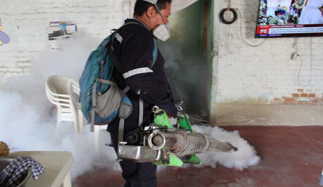 Fumigarán viviendas por casos de chikungunya. Foto: Diresa.