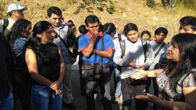 Protestan contra autoridades de una universidad en el Cusco