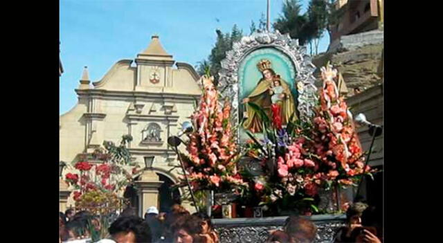 Festividad a la Virgen del Carmen de Huaura