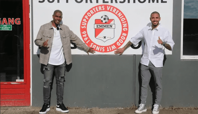 Sergio Peña y Miguel Araujo llegaron a la Eredivisie para la temporada 2019/2020. Foto: EC Emmen.