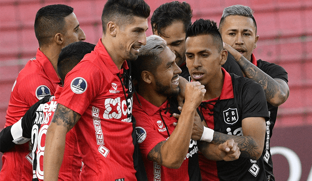 El mediocampista marcó el 1-0 para Melgar en la Copa Sudamericana 2020. | Foto: AFP