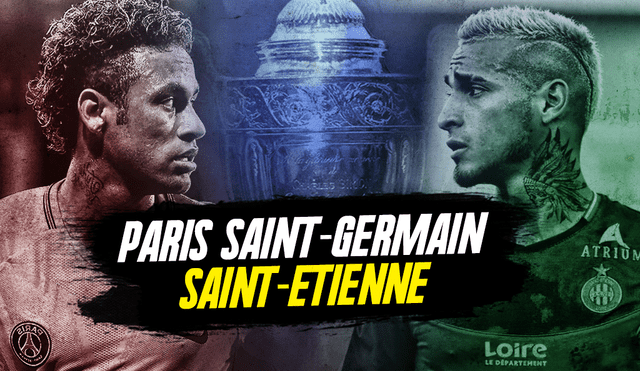 PSG vs Saint Etienne por la final de la Copa de Francia. | Foto: Composición de Gerson Cardoso