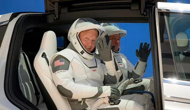 Los astronautas Robert Behnken y Douglas Hurley fueron los escogidos para esta misión espacial. Foto: NASA (EFE)