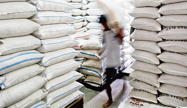 Exportación de arroz