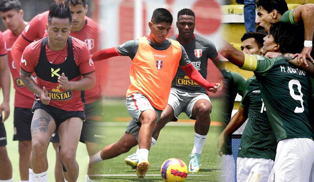 Christian Cueva y Piero Quispe estarían desde el inicio ante Bolivia. Foto: composición/selección peruana/AFP