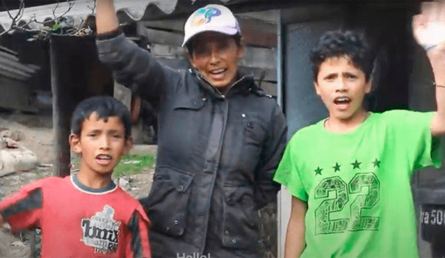 Nubia Gaona, sus dos hijos (Jaime Alejandro Riveros Gaona y Arley David Gaona Gaona).