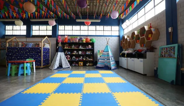 Casas refugio cuentan con espacios de juegos para los niños. Foto: Municipalidad de Lima