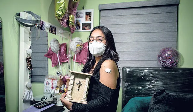N° 100. Luz Sánchez tiene hipotiroidismo, pero ello no fue un impedimento para sumarse al ejército de voluntarios. (Foto: John Reyes)