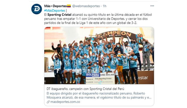 Sporting Cristal: así informó la prensa internacional