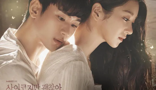 Kim Soo Hyun  y Seo Ye Ji protagonizan el dorama Psycho But It's Okay (tvN, 2020)
