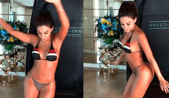 Stephanie Valenzuela baila twerking con diminuto bikini y causa alboroto [VIDEO]