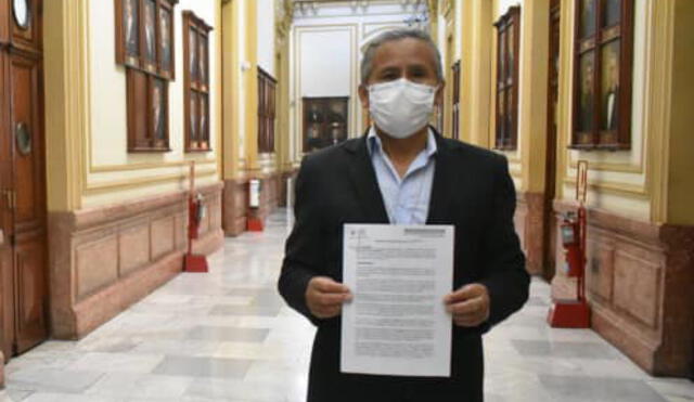 Congresista Raúl Machaca hace pedido a favor de Tacna.