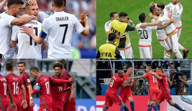 Copa Confederaciones 2017: día, hora y canal del Chile vs. Portugal y México vs. Alemania