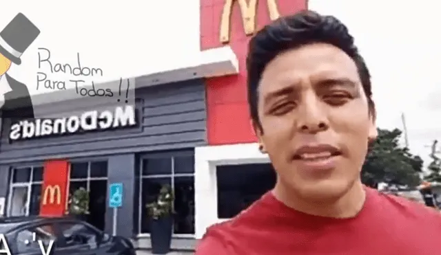 Facebook: joven cuenta terrible anécdota frente a McDonald's y final es inesperado [VIDEO]