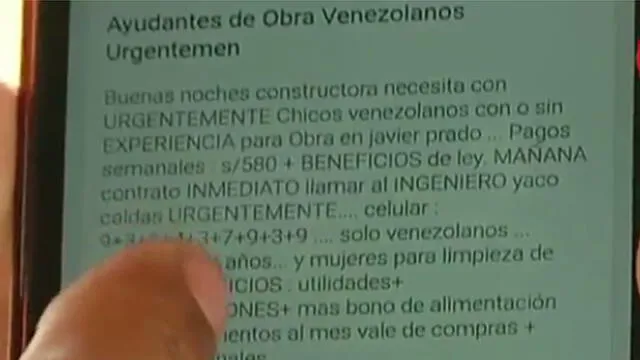 Estafan a venezolanos con ofertas de trabajo en construcción