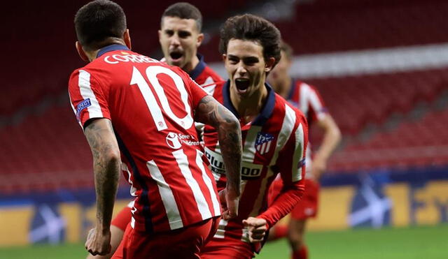 Atlético de Madrid remontó 3-2 al RB Salzburgo con doblete de Joao Félix. Foto: EFE
