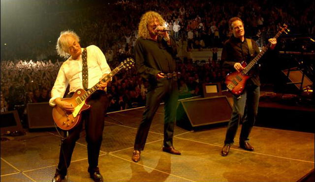 Robert Plant, Jimmy Page y John Paul Jones tocando juntos después de mucho. (Foto: Nación Rock)