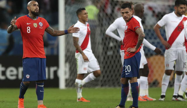 Los chilenos deben jugar el partido por el tercer lugar ante Argentina. Créditos: AFP
