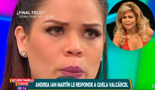Andrea San Martín dejó mal parada a Gisela Valcárcel y ella toma radical decisión