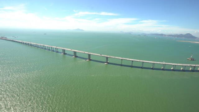 China inaugura el puente sobre el mar más largo del mundo [FOTOS]