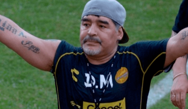 Diego Maradona festejó alocadamente clasificación a la final del Ascenso MX con Dorados 