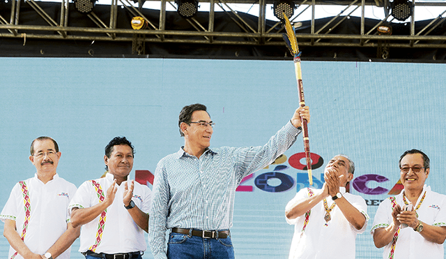 Expoamazónica. Desde Iquitos, el presidente Vizcarra volvió a criticar al Congreso por dilatar el debate de la reforma.