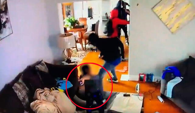 Un grupo de ladrones provistos con armas irrumpieron el domicilio de la mujer cuando se encontraba con sus hijos. Foto: Captura / RT