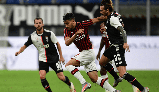 AC Milan enfrenta a la Juventus por la Serie A. (Créditos: AFP)