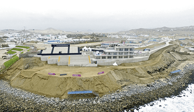 De lujo. El Copal entregó el Centro de Alto Rendimiento del Surf de la playa de Punta rocas con miras a Lima 2019.