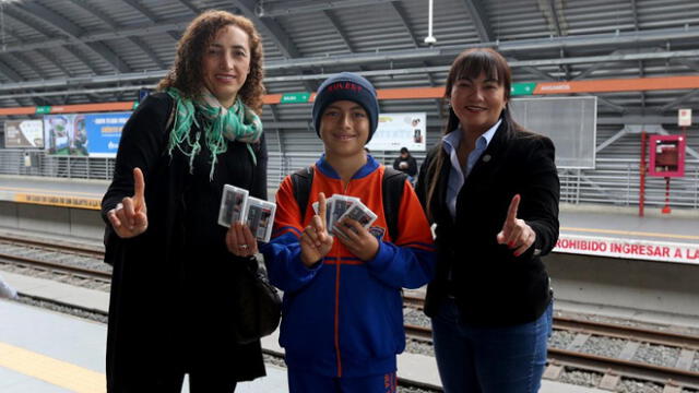 Metro de Lima: usuaria viajará 6 meses gratis tras ser la ganadora del “viaje 500 millones”